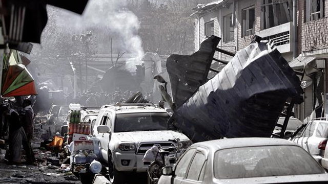 Ataque con coche bomba en Kabul. HEDAYATULLAH AMID (EFE)