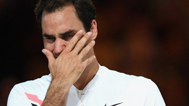 Federer no fue capaz de contener la emoción. LUKAS COCH