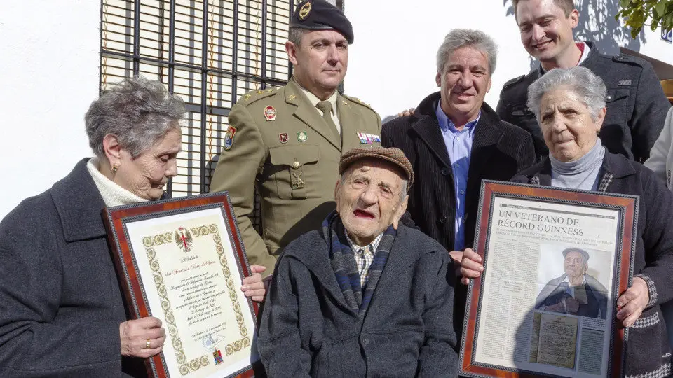 Francisco Núñez, en su 116 aniversario. EFE