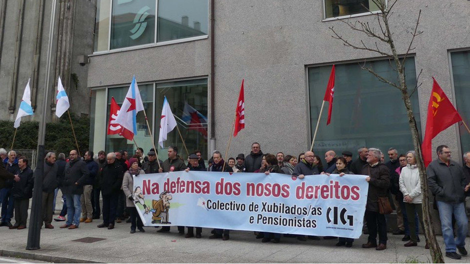Concentración celebrada en A Coruña. TWITTER