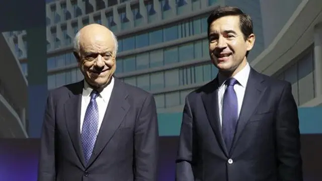 Francisco González y su posible sucesor, Carlos Torres. ZIPI (EFE)