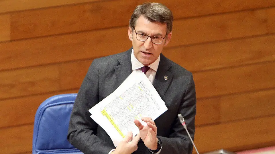 Feijóo, este miércoles en el Parlamento. XOÁN REY (EFE)