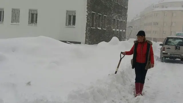 Nieve en A Fonsagrada. DP