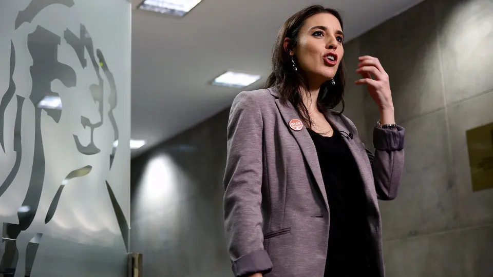 Irene Montero. SERGIO BARRENECHEA (EFE)