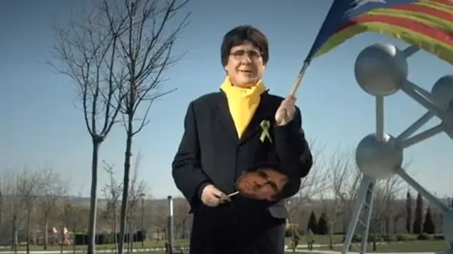 Joaquín Reyes caracterizado de Puigdemont. EP