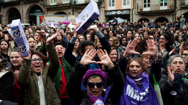 Día Internacional de la Mujer, en Ourense. BRAIS LORENZO