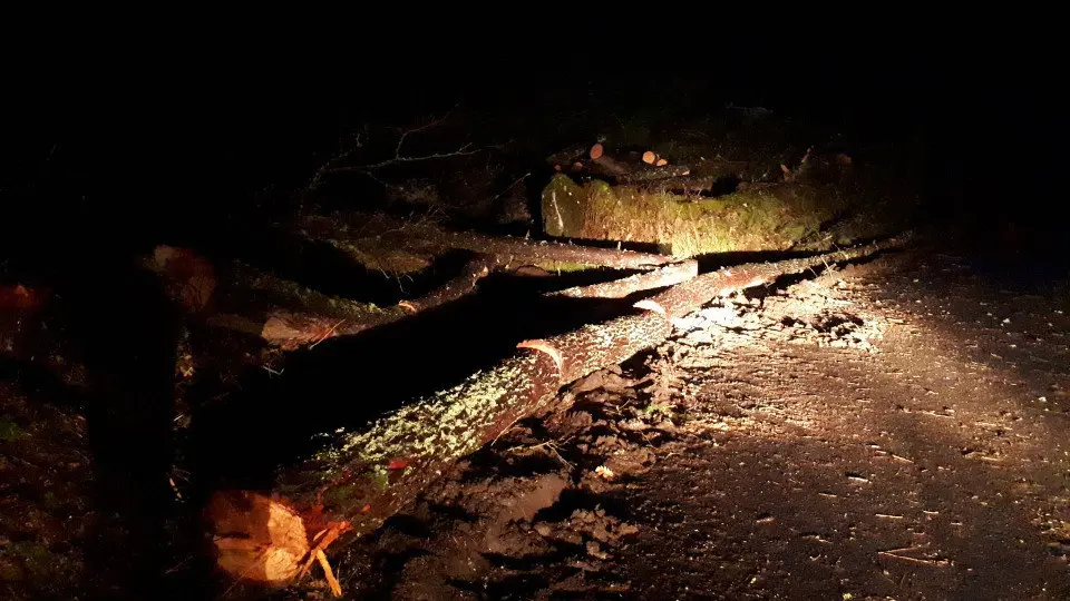 Lugar del accidente en Lalín. BLANCA PAZ