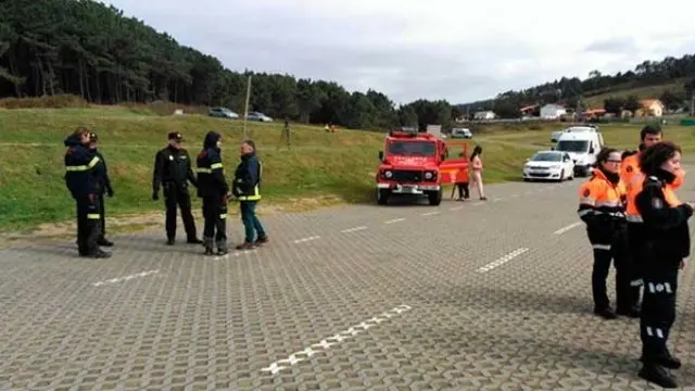 La zona de Doniños en la que habría acontecido el intento de estrangulamiento. EP