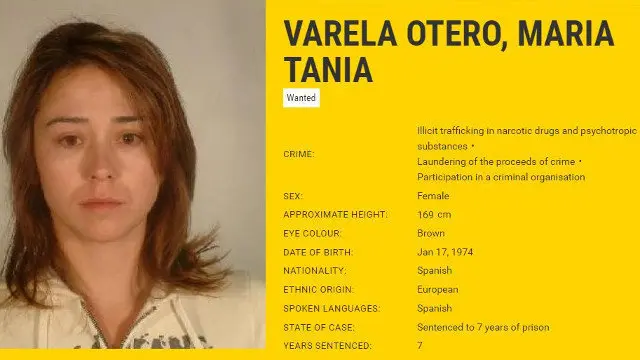 A ficha de Tania Varela na Europol.EP