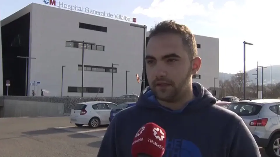 El padre del niño mordido por un perro en Madrid. TELEMADRID