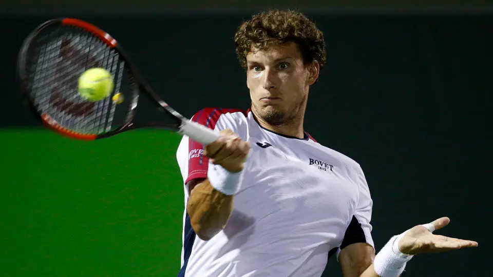 Pablo Carreño, en el partido ante Zverev. RHONA WISE (EFE)