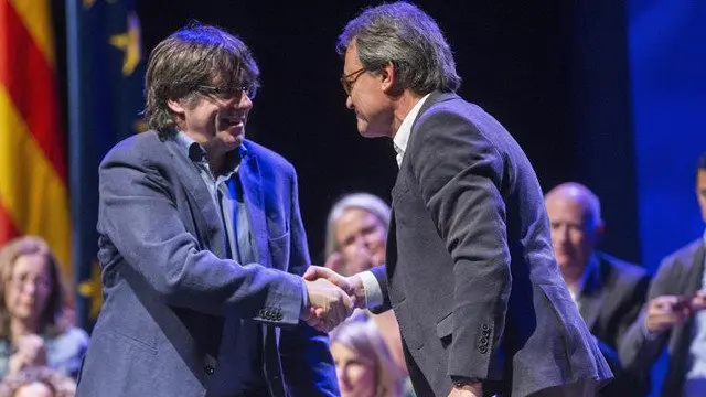 Carles Puigdemont y Artur Mas, en una imagen de archivo. EFE
