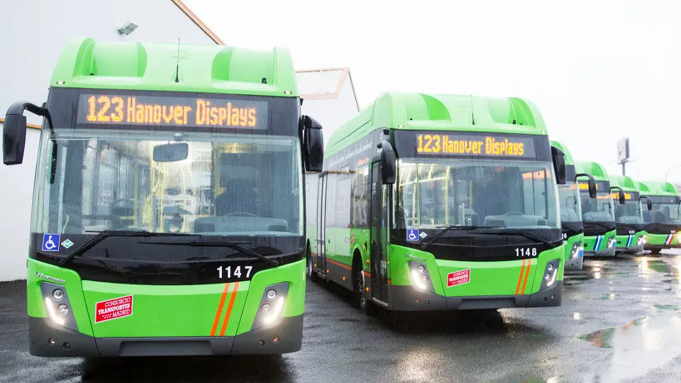 Modelo de Castrosua para el transporte de cercanías en su versión movida con GNC. EP