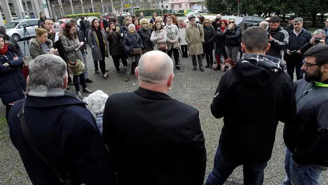 Homenaxe a José Couso en Ferrol. KIKO DELGADO (EFE)