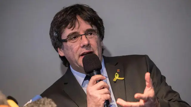 Carles Puigdemont. OMER MESSINGER (EFE)