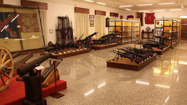 Una sala del Museo Militar de A Coruña. EP