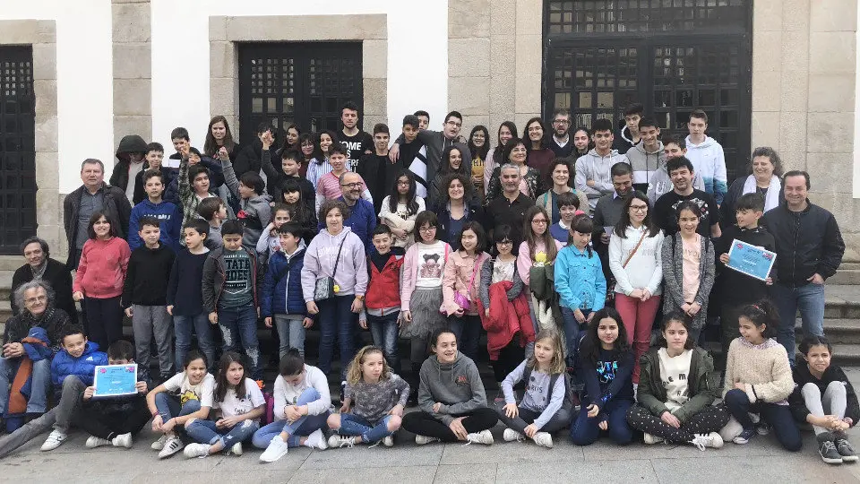O alumnado premiado na XVIII edición do Correlingua.