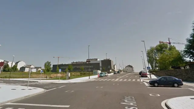 Zona de San Fiz en la que se produjo el atropello. GOOGLE MAPS