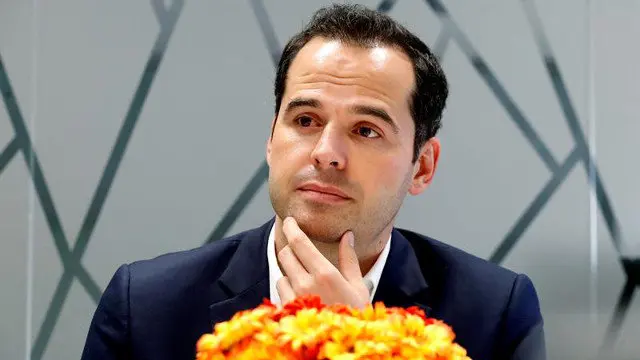 Ignacio Aguado durante la Asamblea de Madrid celebrada por Ciudadanos. JAVIER LIZON (EFE)