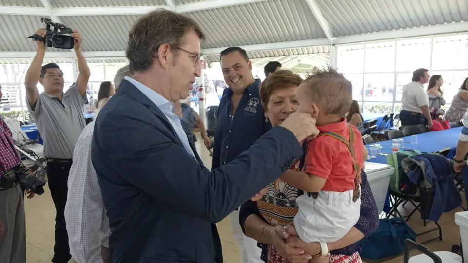 Feijóo, en México. XUNTA