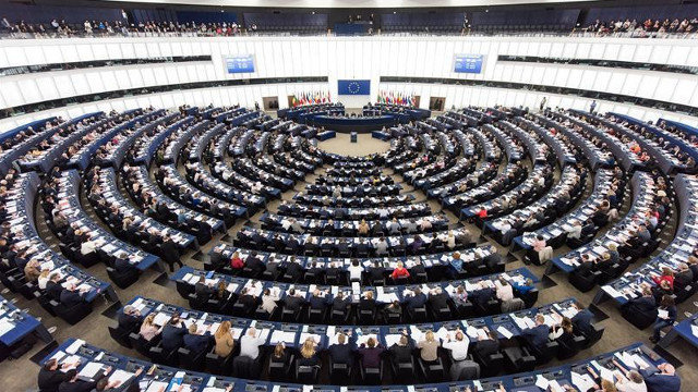 Hemiciclo del Parlamento Europeo. AEP