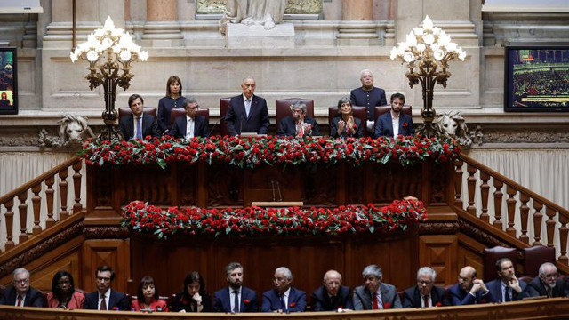 El Parlamento portugués, el pasado 25 de abril. JOSE SENA GOULAO (EFE)