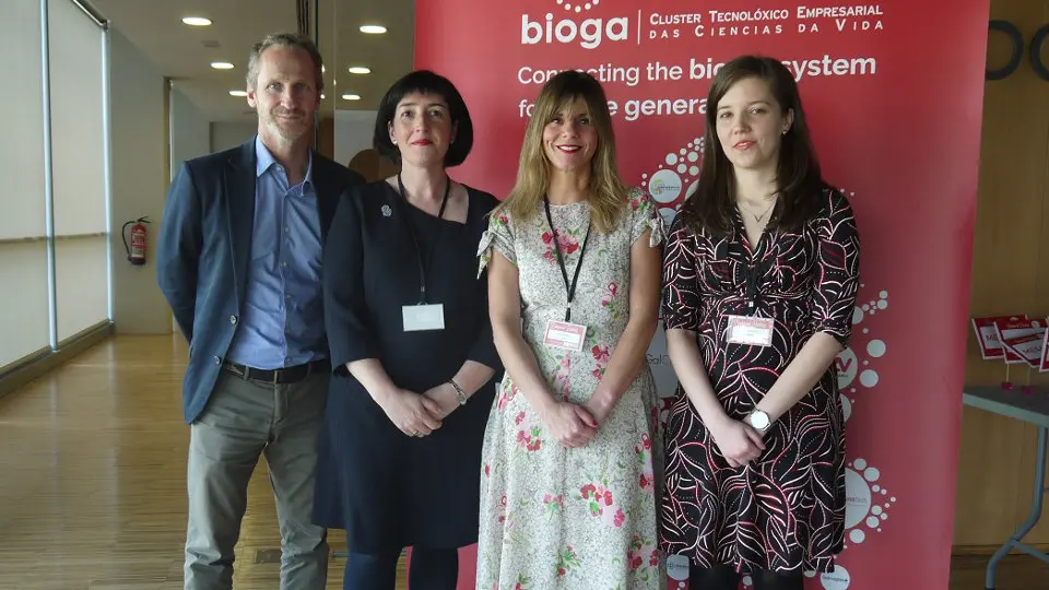 Boris Mosquera, Carme Pampín, Teresa Bernal y Loli Pereiro.EP