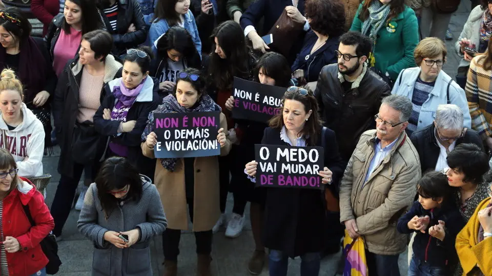 Concentración en Lugo contra la sentencia de La Manada. EP