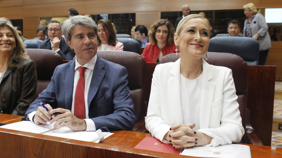 Ángel Garrido y Cristina Cifuentes. VÍCTOR LERENA (EFE)