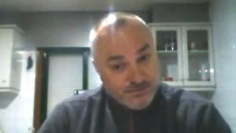 Luciano Méndez, en una captura de su último vídeo. FACEBOOK