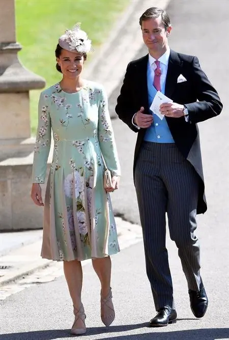 Pippa Middleton y su marido, James Matthews. TOBY MELVILLE