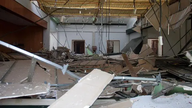 Daños en una de las viviendas de Paramos. SALVADOR SAS