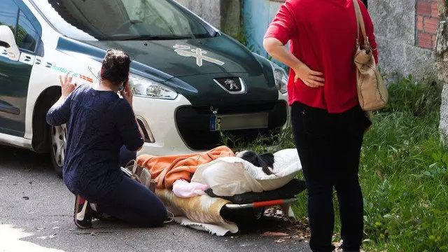 Una herida en la explosión de Paramos. SALVADOR SAS