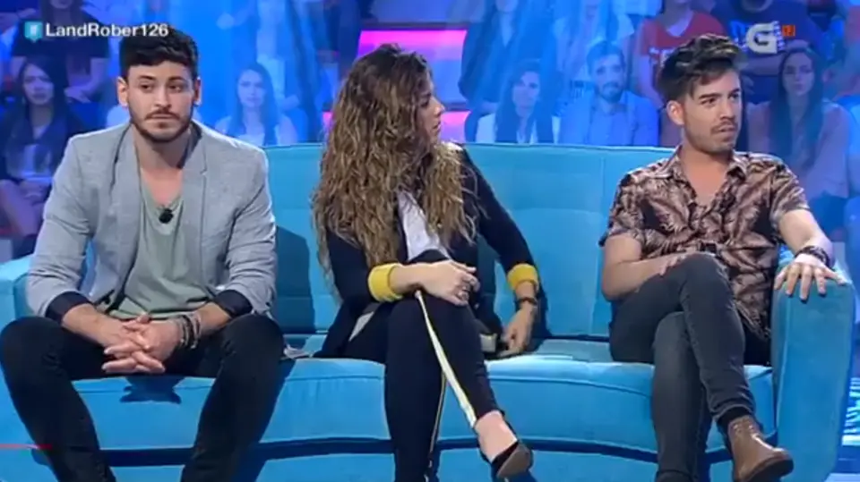 Cepeda, Miriam e Roi, en &#39;Land Rober&#39;. TVG
