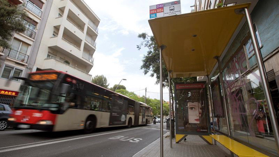 Autobús urbano de Barcelona. EFE
