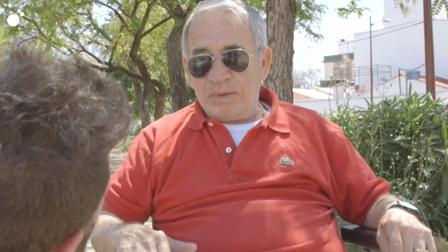 Pepe, o pai de 'El Prenda', durante o programa 'En el punto de mira'. CUATRO