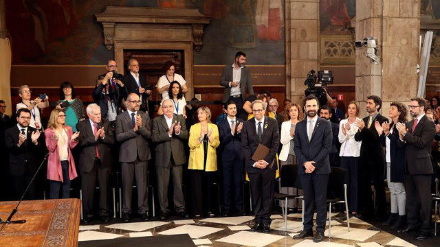 El Govern de Cataluña. TONI ALBIR (EFE)