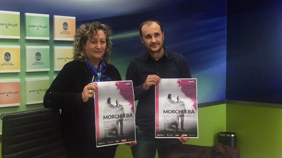 Presentaci&oacute;n do concerto de Morcheeba, este xoves en Pontevedra. DP