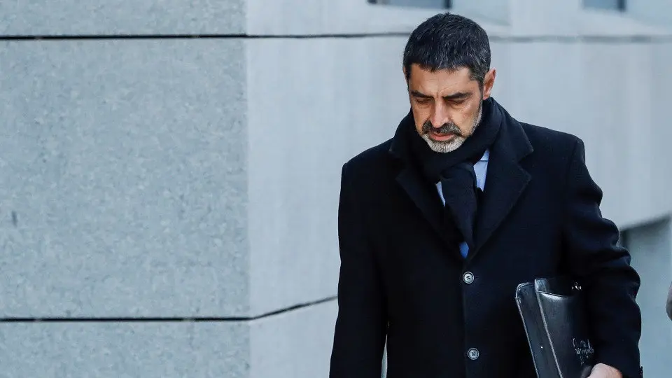 El exjefe de los Mossos d&#39;Esquadra Josep Lluis Trapero a su llegada a la Audiencia Nacional para afrontar su tercera comparecencia ante la juez Lamela. EMILIO NARANJO (EFE)