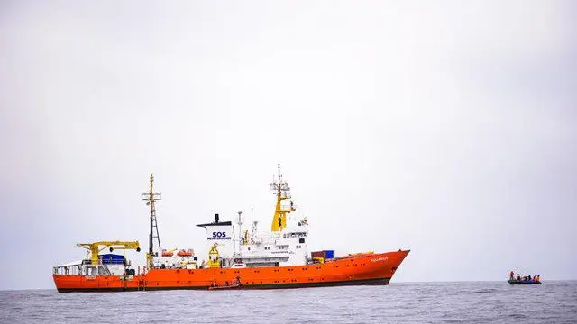 El barco 'Aquarius'. EFE