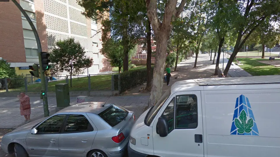 Alrededores del colegio Alvar Fáñez de Minaya, donde ocurrieron los hechos