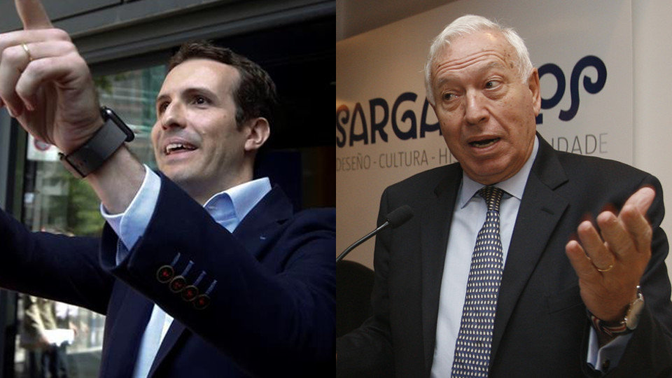 Pablo Casado y José Manuel García Margallo. AEP