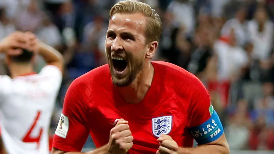 Harry Kane celebra el gol de la victoria ante Túnez. FRANCIS R. MALASIG (Efe)