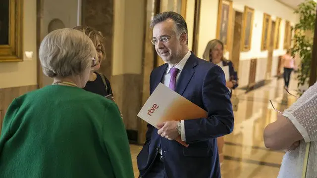 Jenaro Castro, en el Senado. SANTI DONAIRE