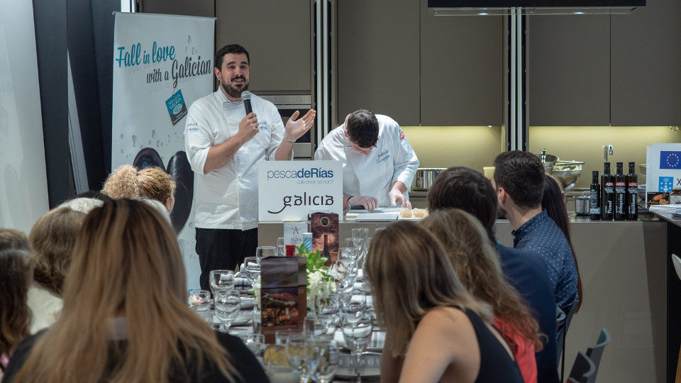 Exposición de los chefs gallegos Fran Novas y Rogelio García. GC&FF