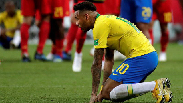 Neymar, desolado. JULIO MUÑOZ