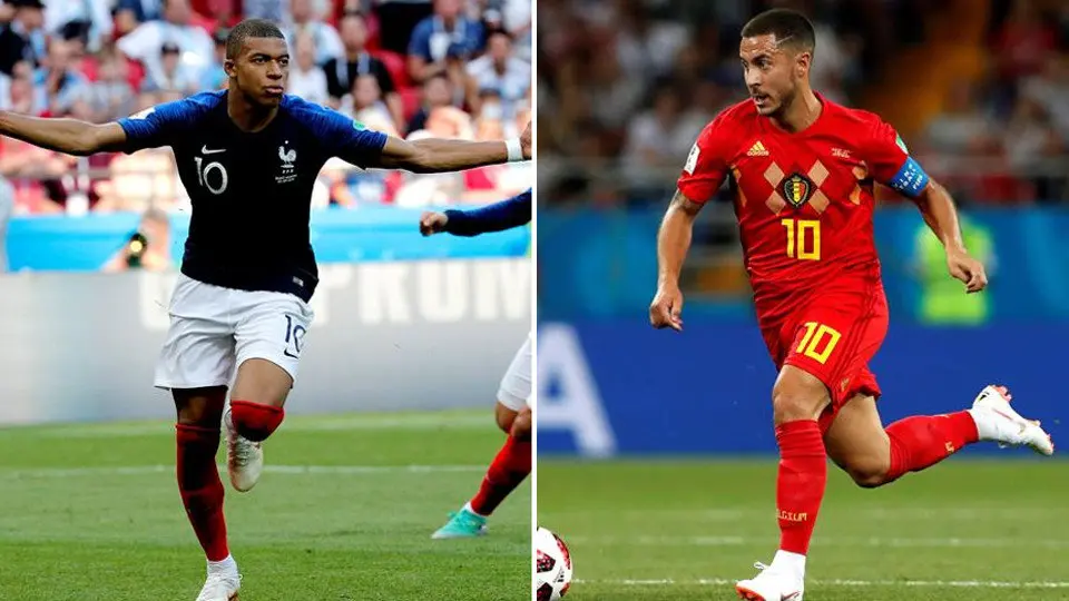 Mbappe y Eden Hazard. EFE