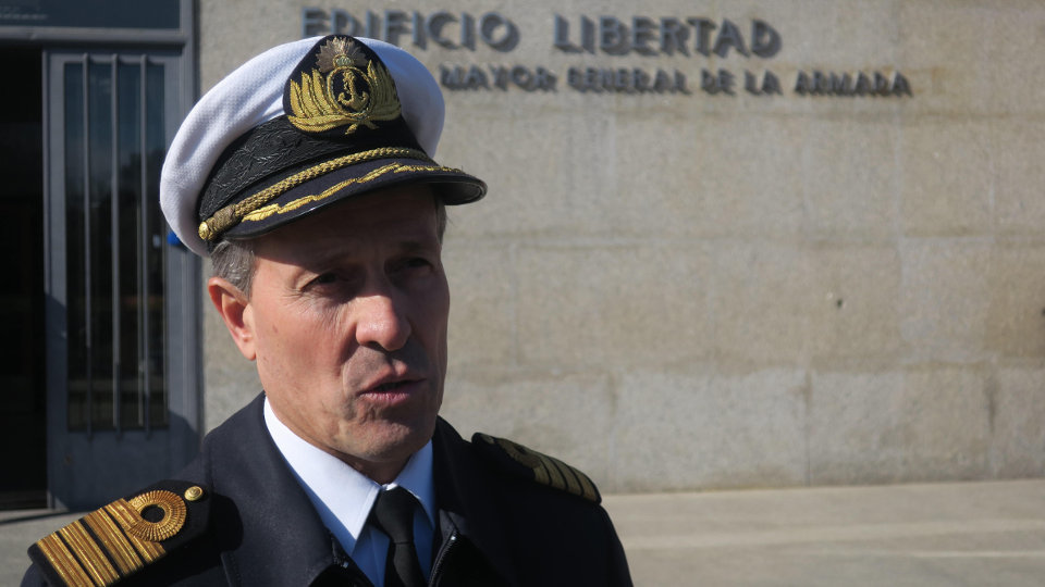 El portavoz de Armada argentina, Enrique Balbi.CARLOTA CIUDAD (Efe)