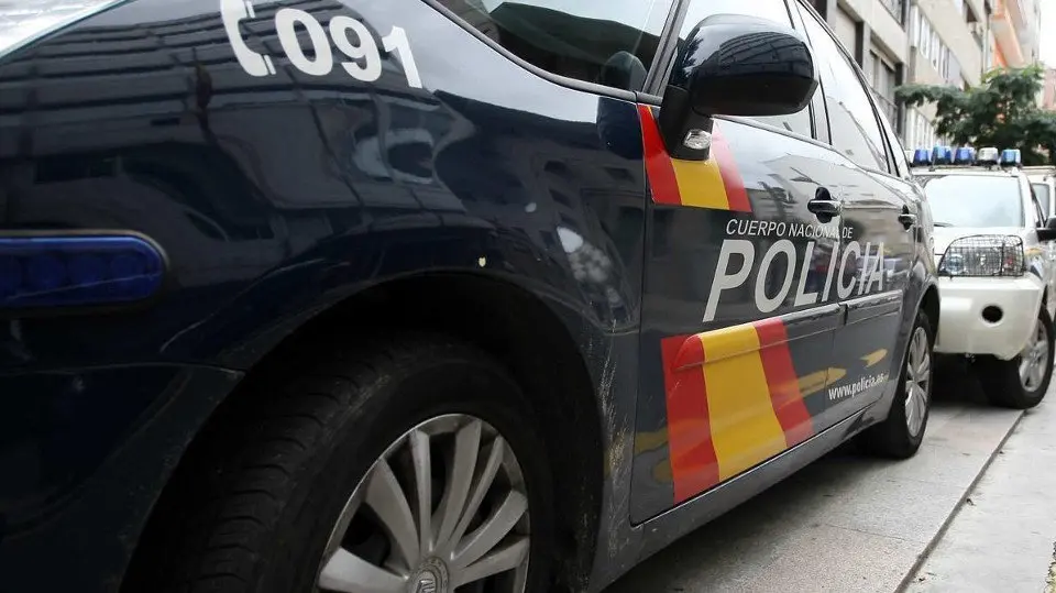 Coches da Policía Nacional. DP