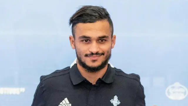 Sofiane Boufal, el día de su presentación en Vigo. SALVADOR SAS (EFE)